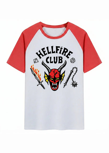 Hellfire Club Eddie Munson Inspired Stranger Things Baseball Kids T-Shirt