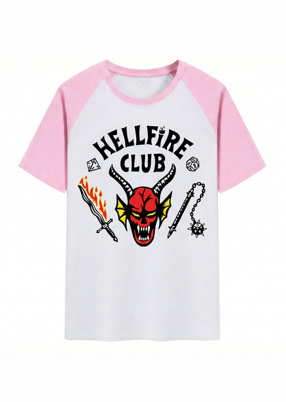 Hellfire Club Eddie Munson Inspired Stranger Things Baseball Kids T-Shirt