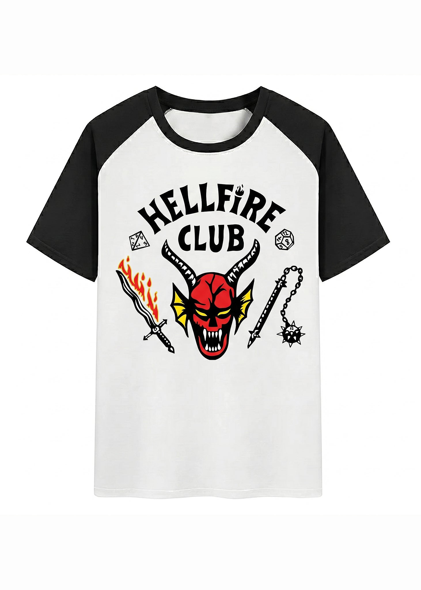 Hellfire Club Eddie Munson Inspired Stranger Things Baseball T-Shirt