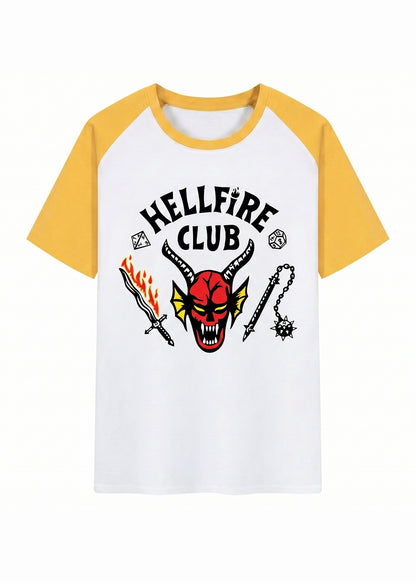 Hellfire Club Eddie Munson Inspired Stranger Things Baseball Kids T-Shirt