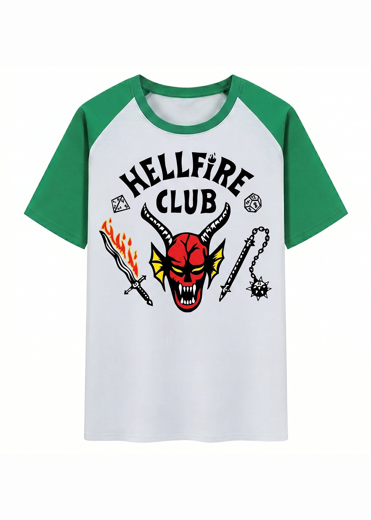 Hellfire Club Eddie Munson Inspired Stranger Things Baseball Kids T-Shirt