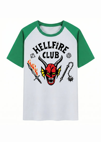 Hellfire Club Eddie Munson Inspired Stranger Things Baseball Kids T-Shirt