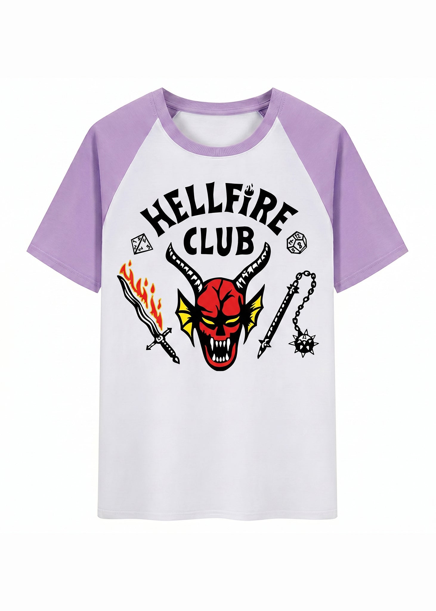 Hellfire Club Eddie Munson Inspired Stranger Things Baseball Kids T-Shirt
