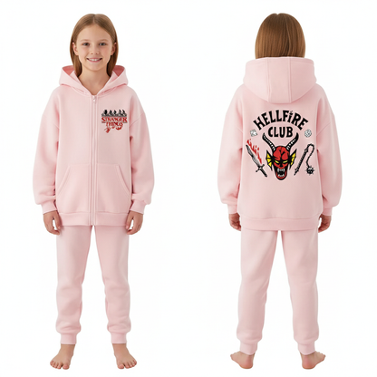 Hellfire Club Inspired Stranger Things Zip-Up Hoodie