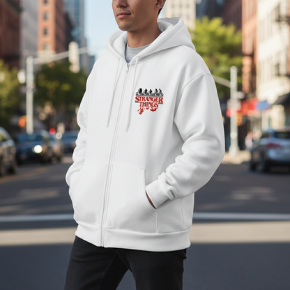 Hellfire Club Inspired Stranger Things Zip-Up Hoodie