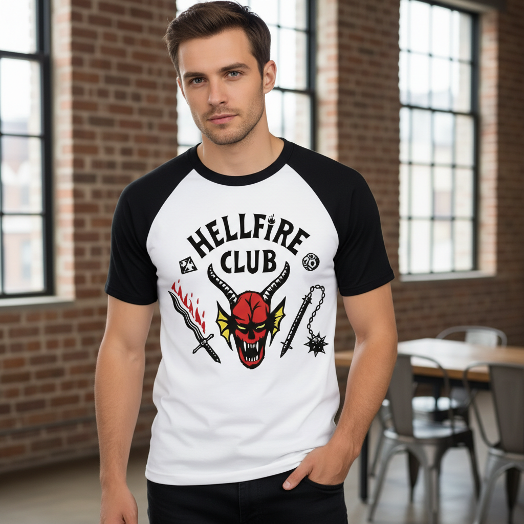 Hellfire Club Eddie Inspired Stranger Things T-Shirt