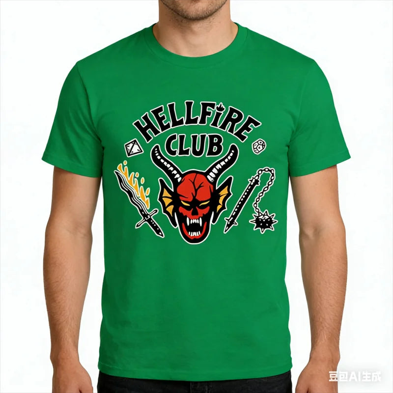 Hellfire Club Eddie Inspired Stranger Things T-Shirt