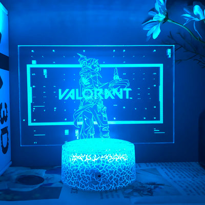 Jett Valorant Acrylic LED Lights