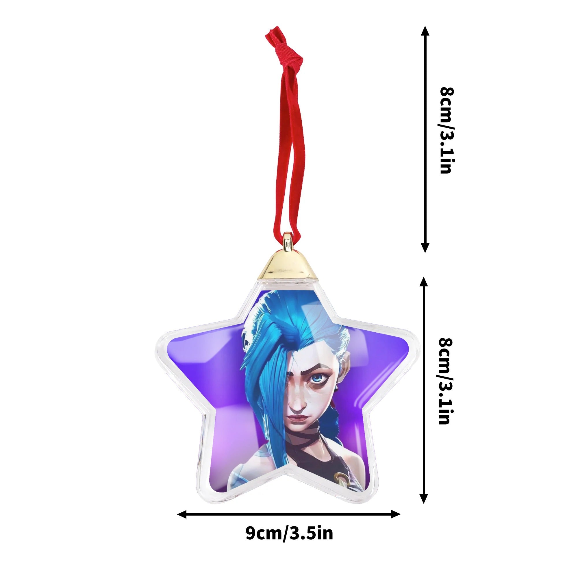 Jinx Arcane Christmas Ornament Tree Hanging Decorations