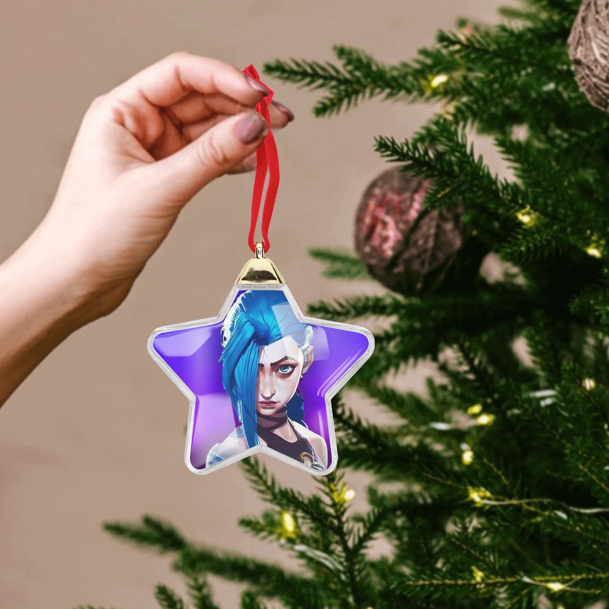 Jinx Arcane Christmas Ornament Tree Hanging Decorations