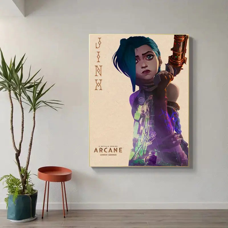 Arcane Custom Jinx, Vi, Caitlyn Posters