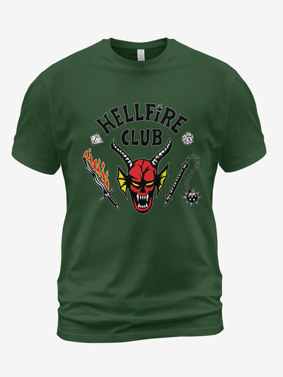Kids Hellfire Club Inspired Stranger Things Family Unisex Matching T-Shirt