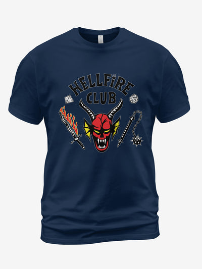 Kids Hellfire Club Inspired Stranger Things Family Unisex Matching T-Shirt