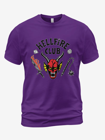 Kids Hellfire Club Inspired Stranger Things Family Unisex Matching T-Shirt