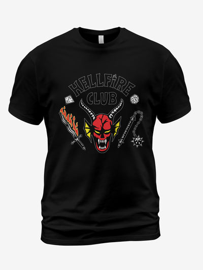Kids Hellfire Club Inspired Stranger Things Family Unisex Matching T-Shirt