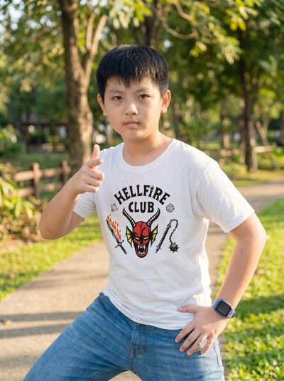 Kids Hellfire Club Inspired Stranger Things Family Unisex Matching T-Shirt