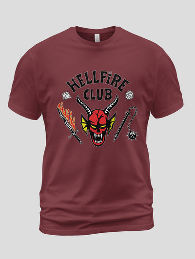 Kids Hellfire Club Inspired Stranger Things Family Unisex Matching T-Shirt