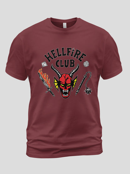Kids Hellfire Club Inspired Stranger Things Family Unisex Matching T-Shirt