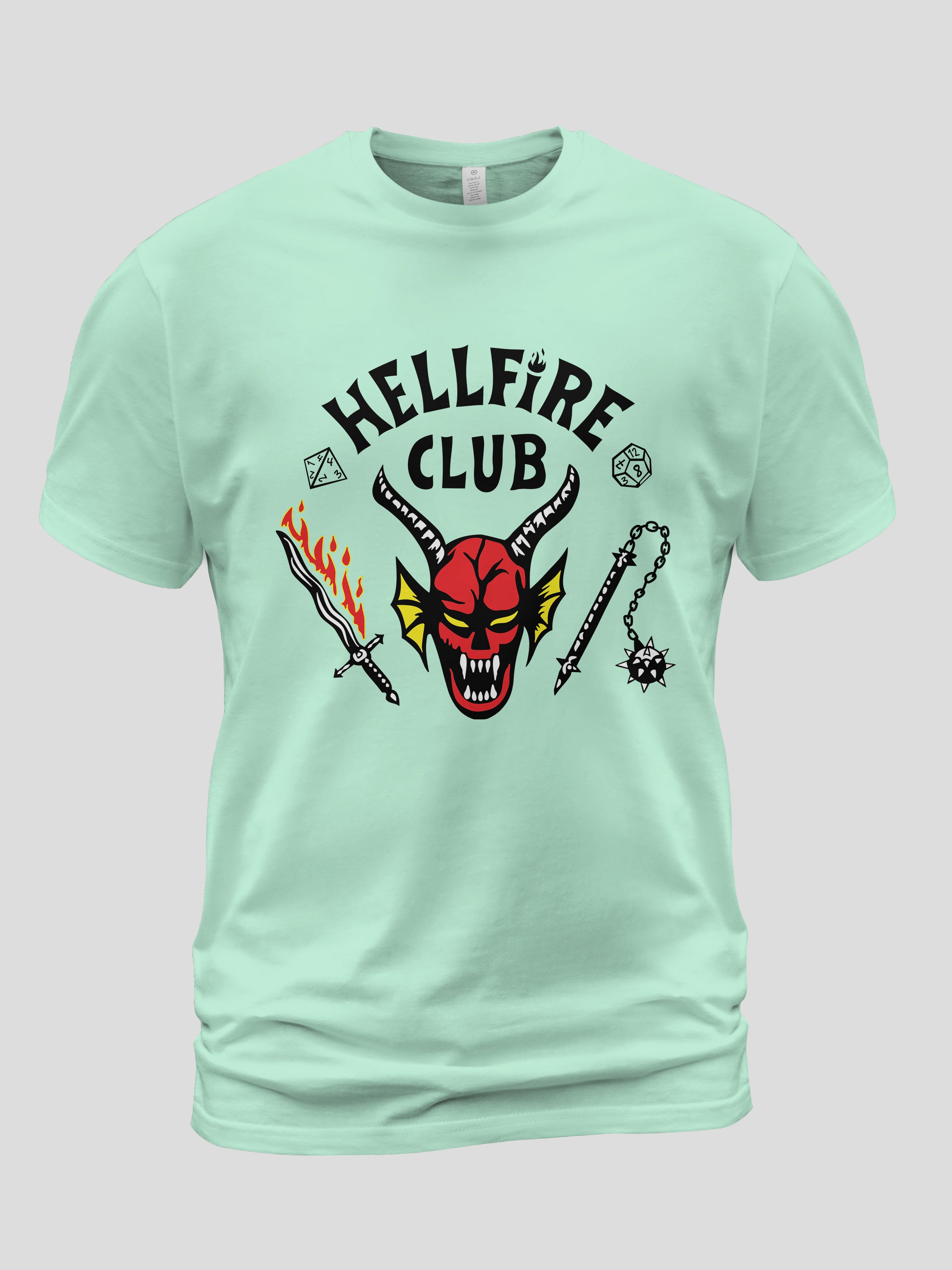 Kids Hellfire Club Inspired Stranger Things Family Unisex Matching T-Shirt