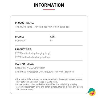 Labubu Have a Seat Series – Labubu THE MONSTERS Blind Box Collectible