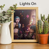 Arcane Jinx LED Lighting Canvas - Arcane Jinx and Isha