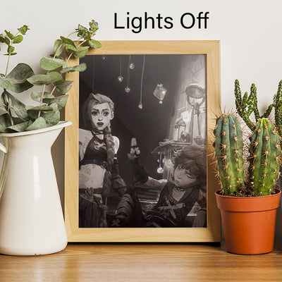 Arcane Jinx LED Lighting Canvas - Arcane Jinx and Isha