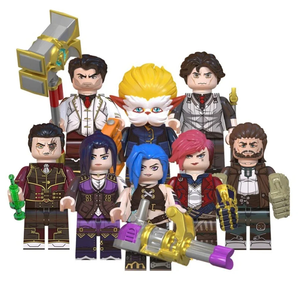 Arcane Building Blocks - Arcane League Of Legends Figure Building