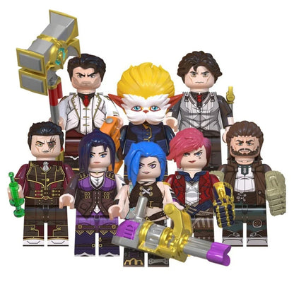 Arcane Building Blocks - Arcane League Of Legends Figure Building Blocks