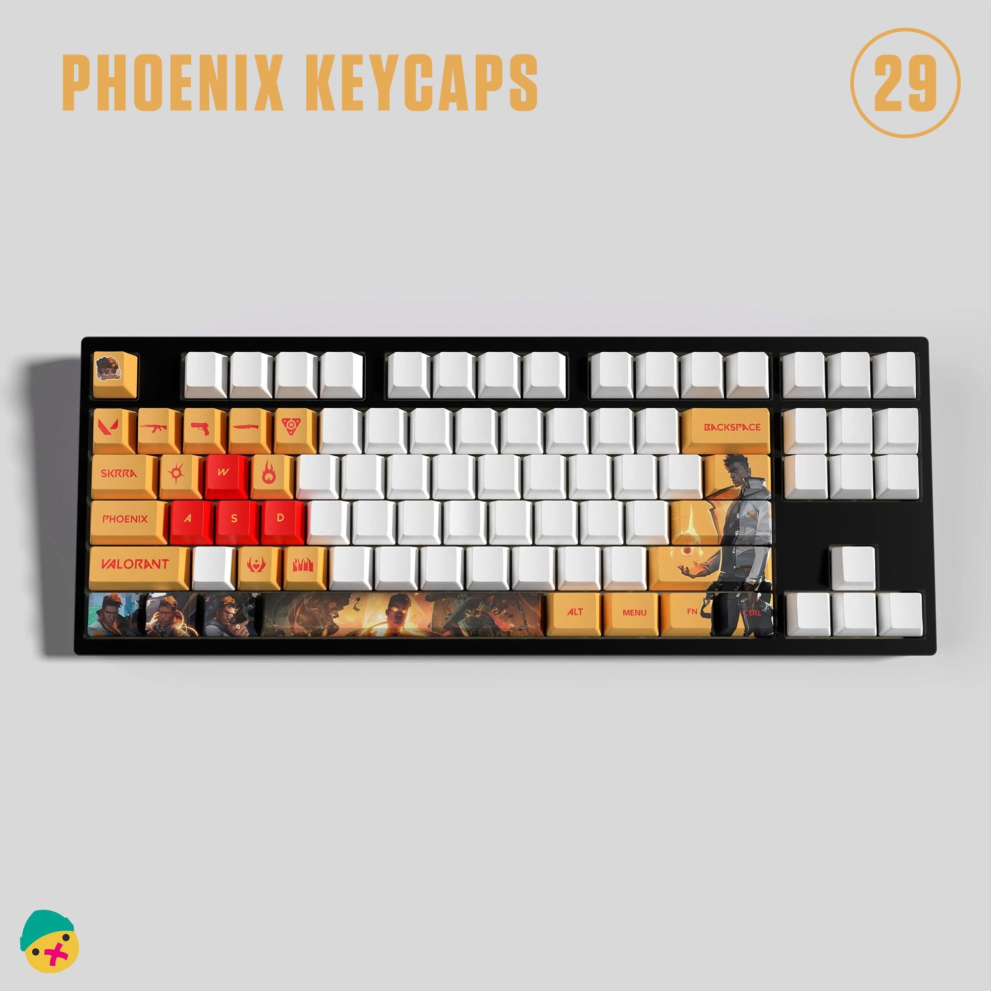 Phoenix Custom 29 Keycaps - HozNext