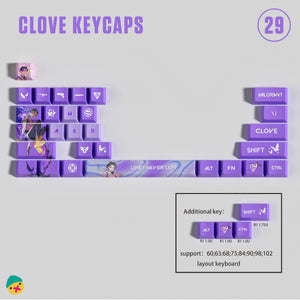 Clove Custom 29 Keycaps - HozNext