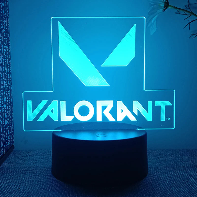 Valorant Logo Acrylic LED Lights