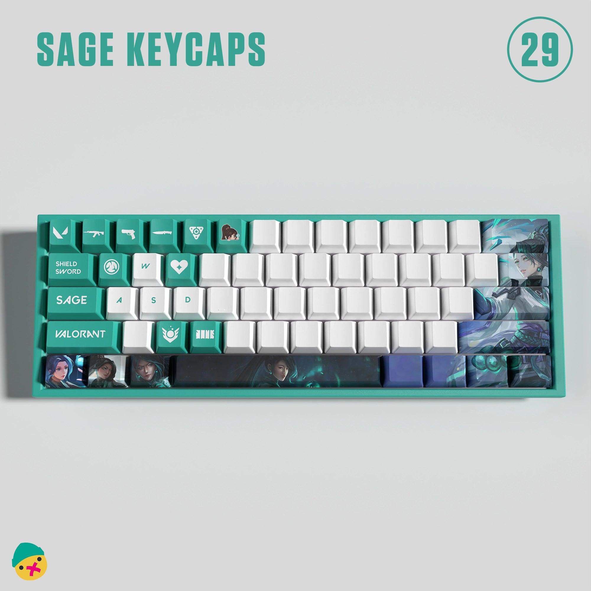 Sage Custom 29 Keycaps - HozNext