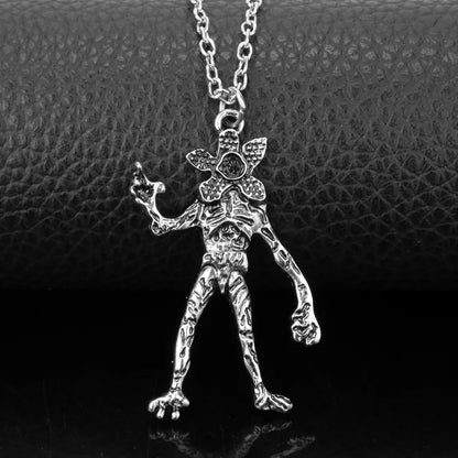 Stranger Things Inspired 4-Piece Jewelry Collection: Alphabet Wall, Demogorgon & "Friends Don't Lie" Charms