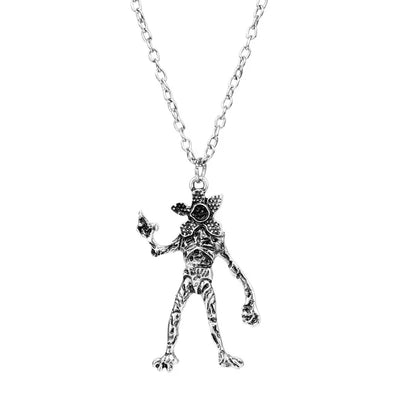Stranger Things Inspired 4-Piece Jewelry Collection: Alphabet Wall, Demogorgon & "Friends Don't Lie" Charms