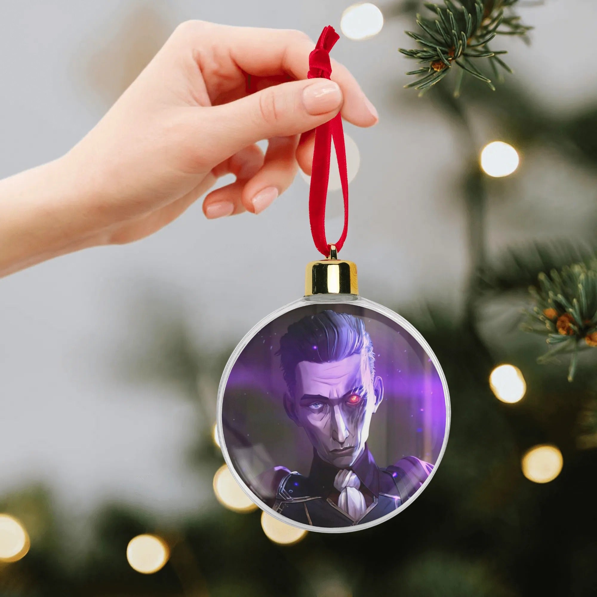 Silco The Man Who Conquered Zaun, Arcane Christmas Ornament Tree Hanging Decorations