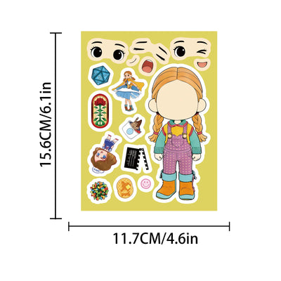 Stranger Things DIY Character Sticker Puzzles - Stranger Things Characters Stickers