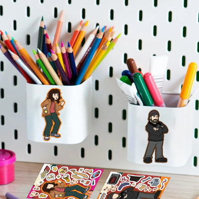 Stranger Things Dress-Up Character Sticker Packs