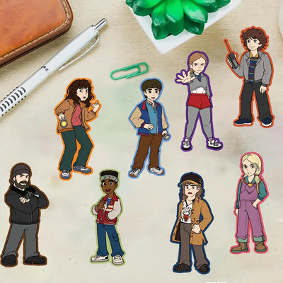 Stranger Things Dress-Up Character Sticker Packs