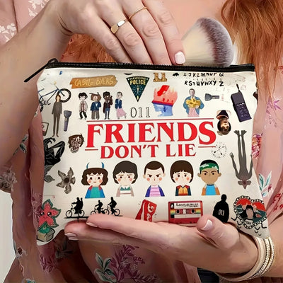 Stranger Things "Friends Don't Lie" Multifunctional Cosmetic Travel Bag