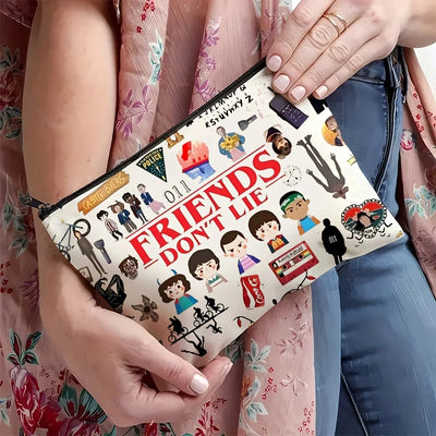 Stranger Things "Friends Don't Lie" Multifunctional Cosmetic Travel Bag