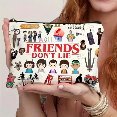 Stranger Things "Friends Don't Lie" Multifunctional Cosmetic Travel Bag