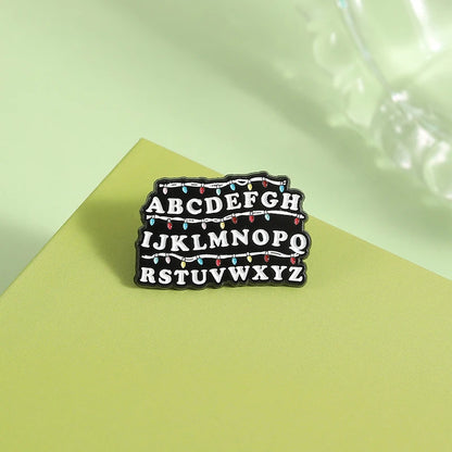 Stranger Things Iconic Enamel Pin Collection - Demogorgon, Alphabet Wall, & Adopt Me Designs
