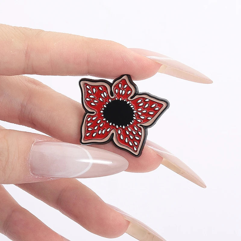 Stranger Things Iconic Enamel Pin Collection - Demogorgon, Alphabet Wall, & Adopt Me Designs