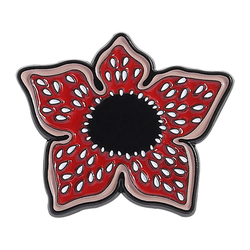Stranger Things Iconic Enamel Pin Collection - Demogorgon, Alphabet Wall, & Adopt Me Designs