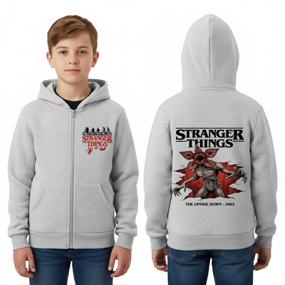 Stranger Things The Upside Down 1983 Inspired Kids Hoodie Family Matching