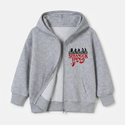 Stranger Things The Upside Down 1983 Inspired Kids Hoodie Family Matching