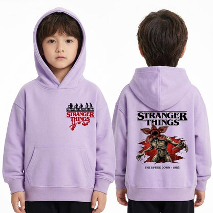 Stranger Things The Upside Down 1983 Inspired Kids Hoodie Family Matching
