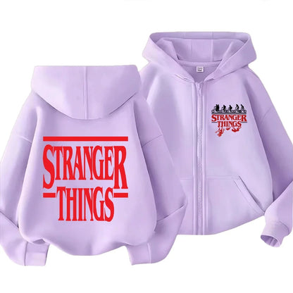 Stranger Things The Upside Down Unisex Zipper Hoodie