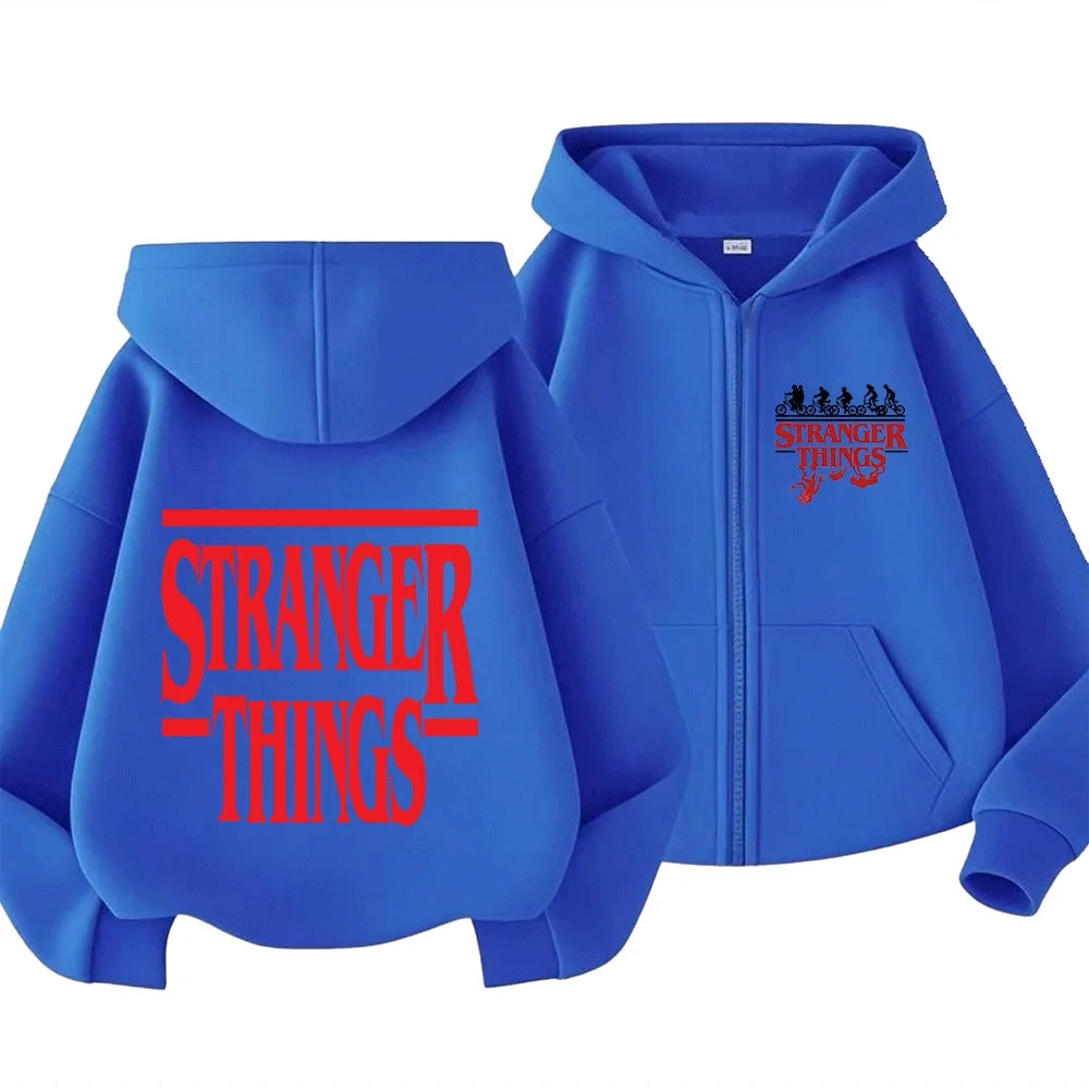 Stranger Things The Upside Down Unisex Zipper Hoodie