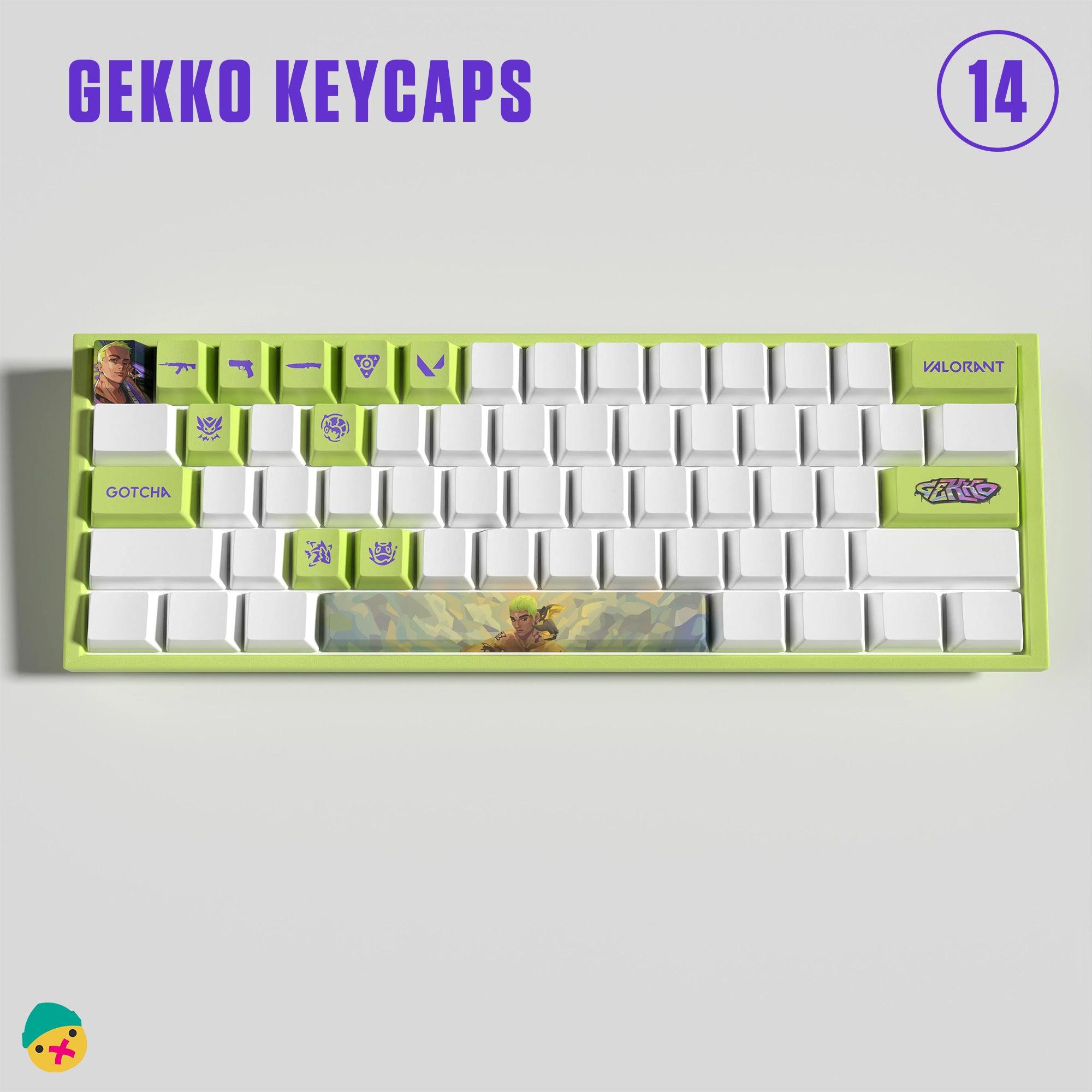 Gekko Custom 29 Keycaps - HozNext